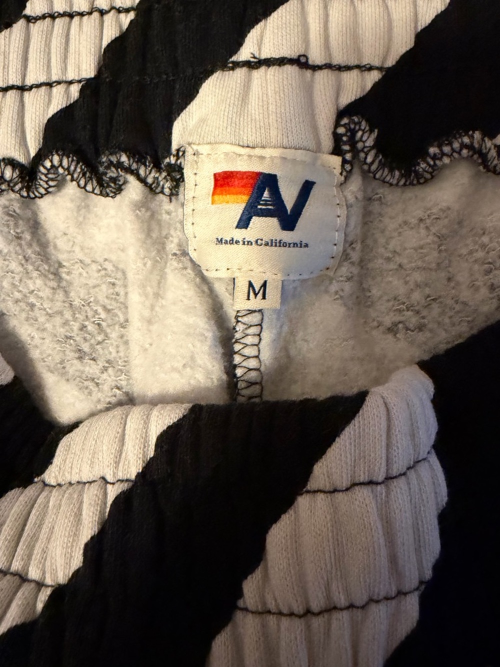 Aviator Nation Black And White Striped Shorts - Picture 6 of 6